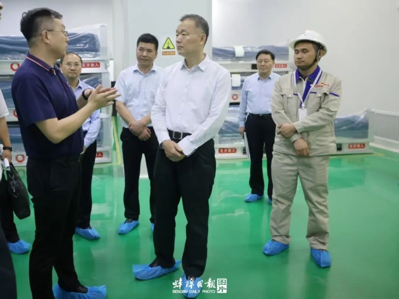 马军到龙子湖区调研项目建设