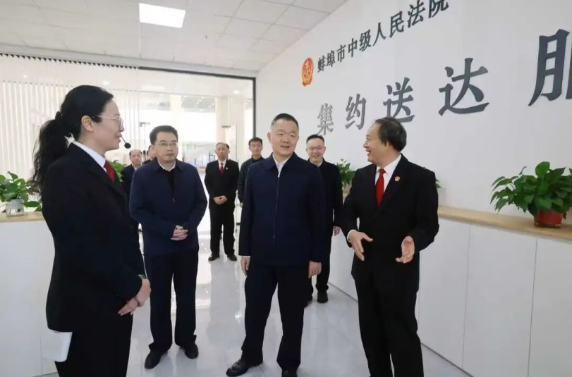 马军到市中级人民法院调研