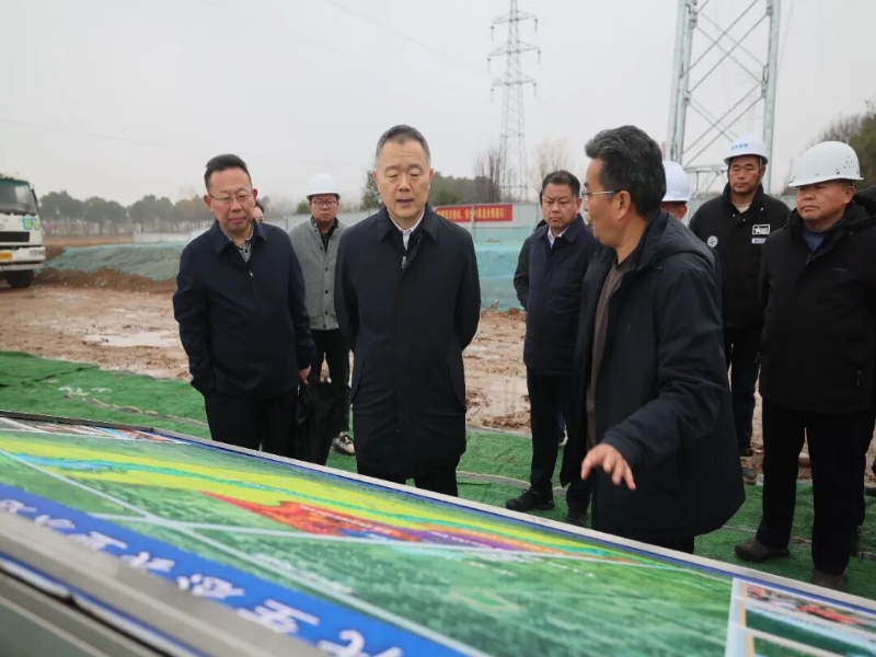 马军督导调研重点项目建设情况